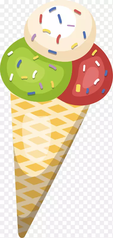 冰淇淋锥图.冰淇淋