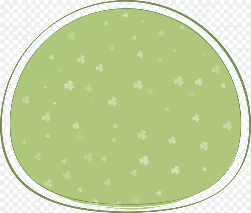 绿色圆图案-绿色背景