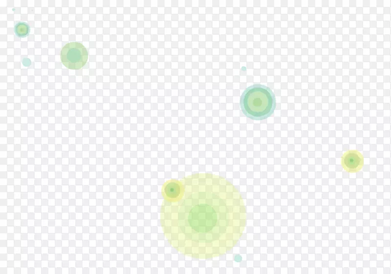 绿圆图案-光晕圆