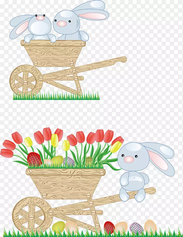 复活节兔子-可爱兔子