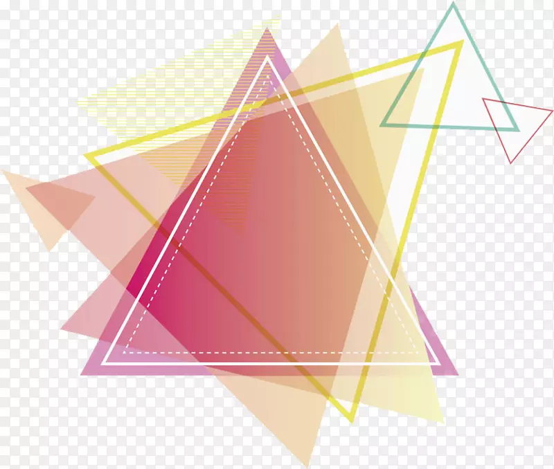 三角画红三角形