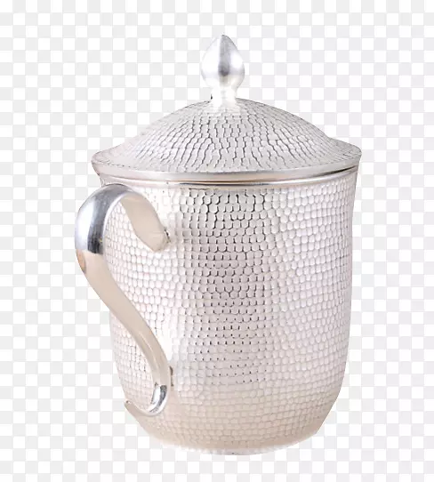 银茶壶-大型银制茶杯