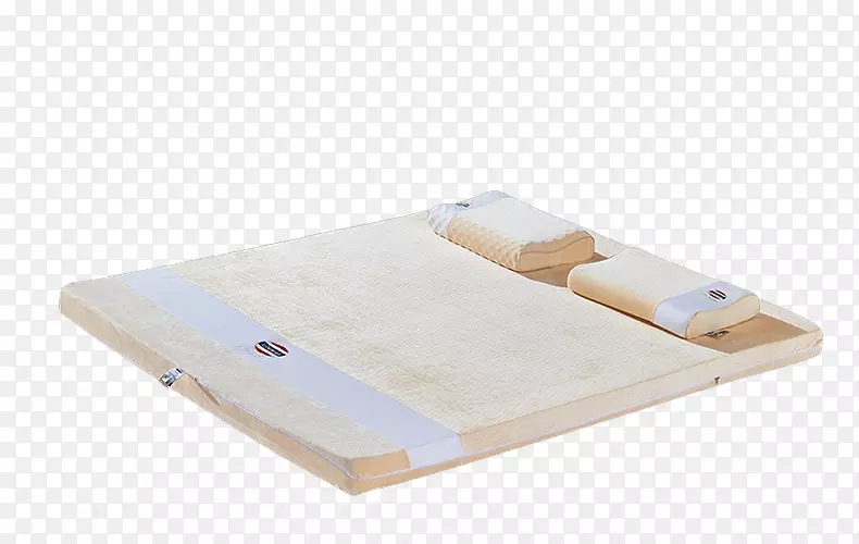 床框床垫米色床麻乳胶床垫材料