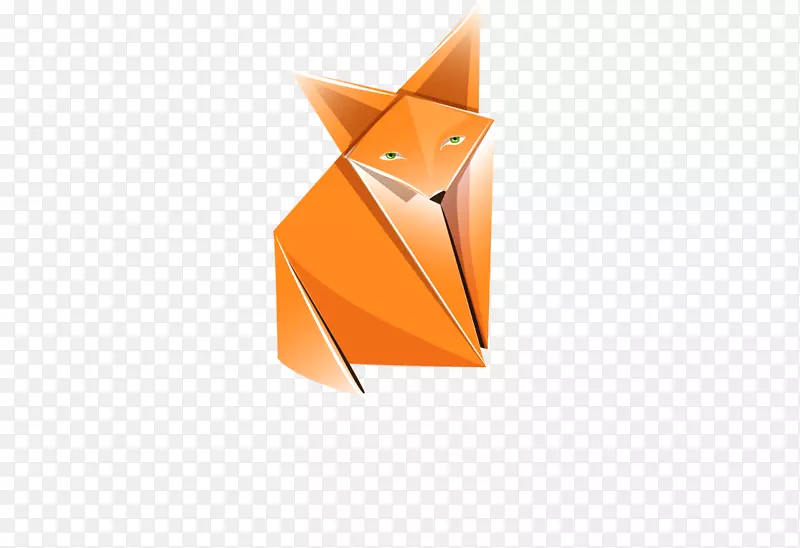 简易折纸动物-狐狸