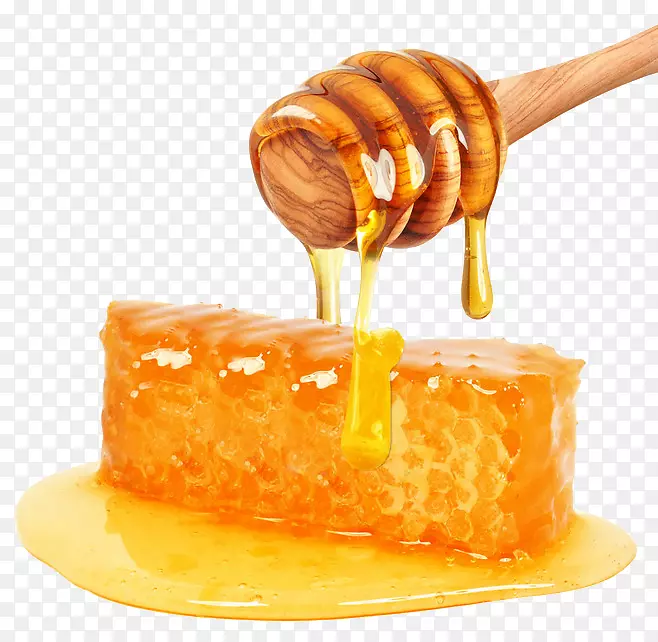 蜂巢苹果醋砧木摄影.蜂蜜