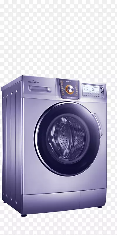 洗衣机、家用电器、可下载的内容物、衣服、铁灰洗衣机