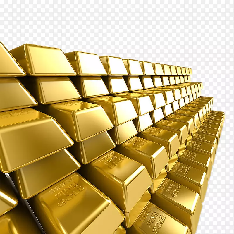 金条黄金储备金融金银阶梯
