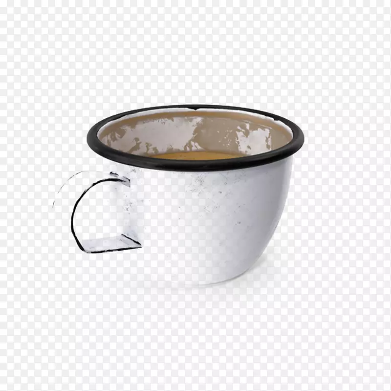 咖啡杯浓咖啡-复古铁咖啡杯艺术