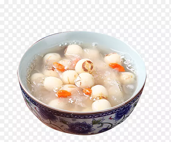 银耳鱼丸粥-小香菇汤