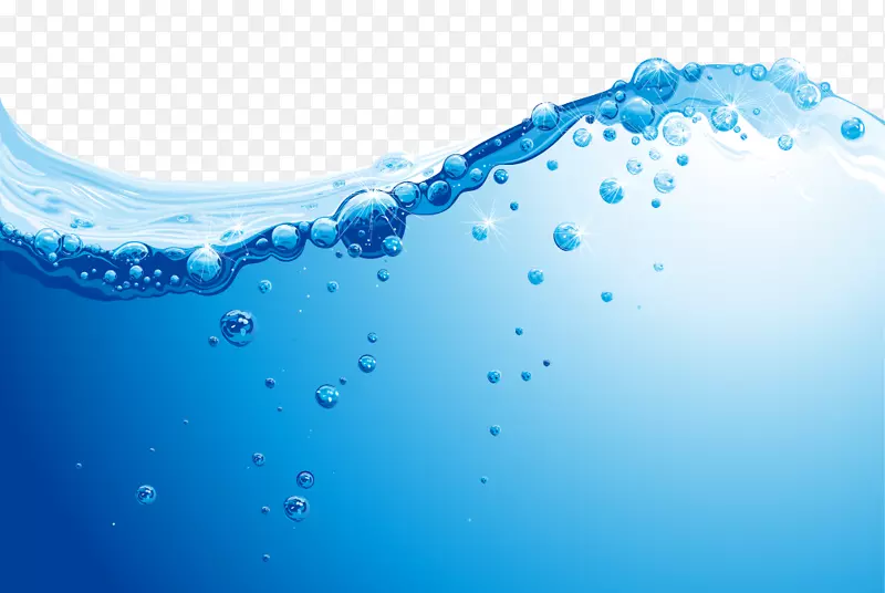 水滴气泡剪辑艺术-淡水滴水印