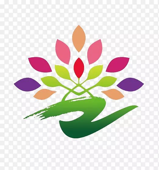 视觉艺术广播标志花卉设计-山东广播电视艺术节标志