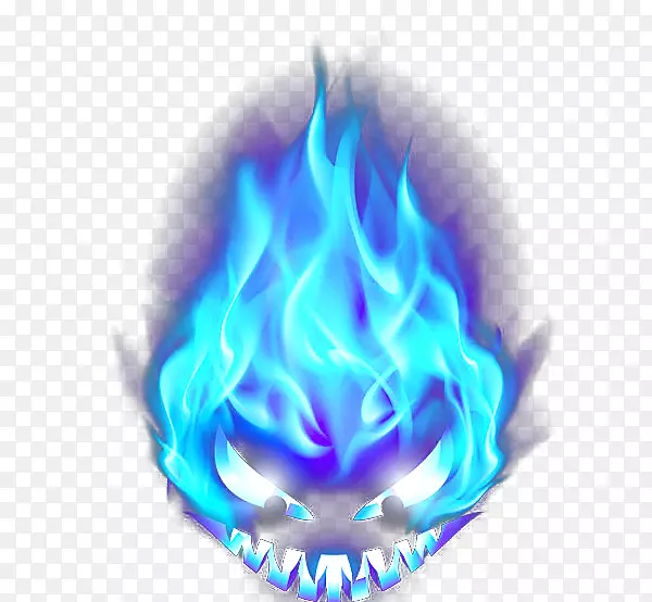 火焰符号下载-蓝色火焰