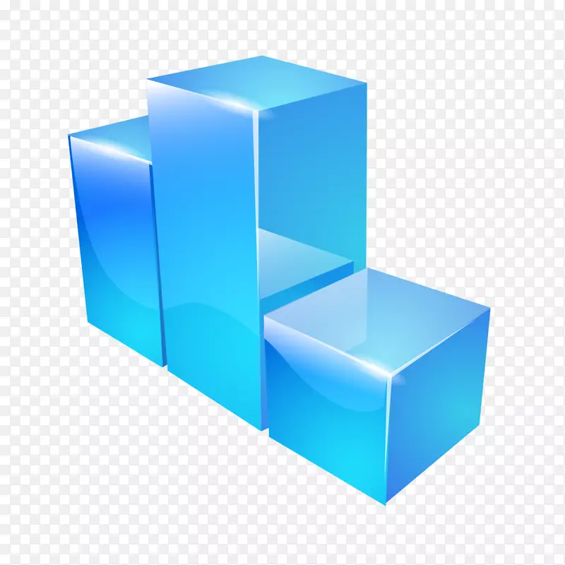 角字体-蓝色列创意
