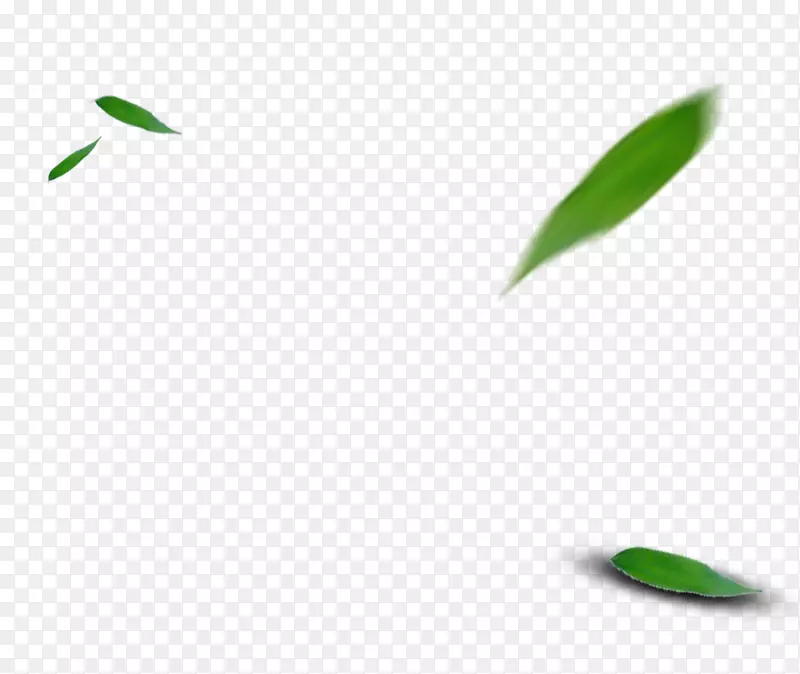绿叶图案-绿竹叶飘落