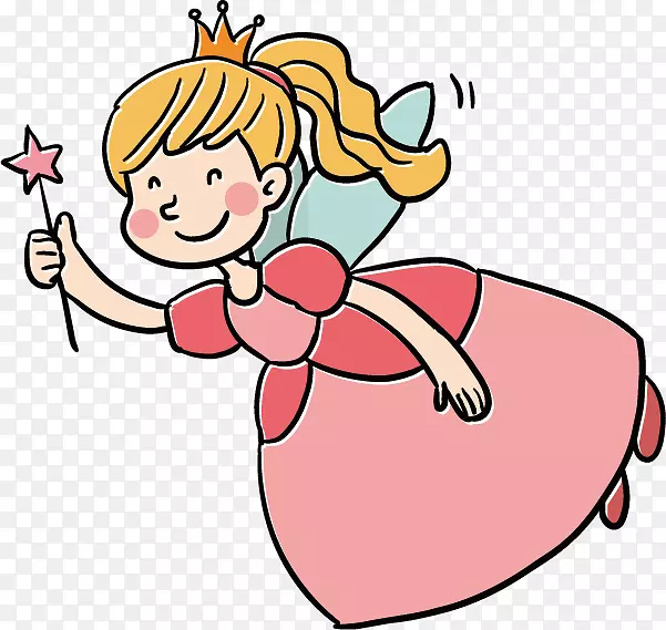 小美人鱼卡通童话图形设计卡通小公主