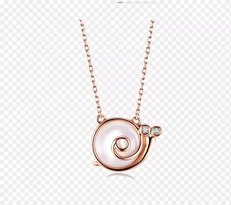 耳环项链珠宝挂件网上购物-蜗牛项链
