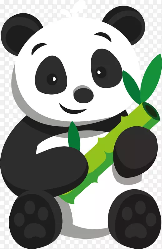大熊猫之家餐厅熊夹艺术-竹子熊猫