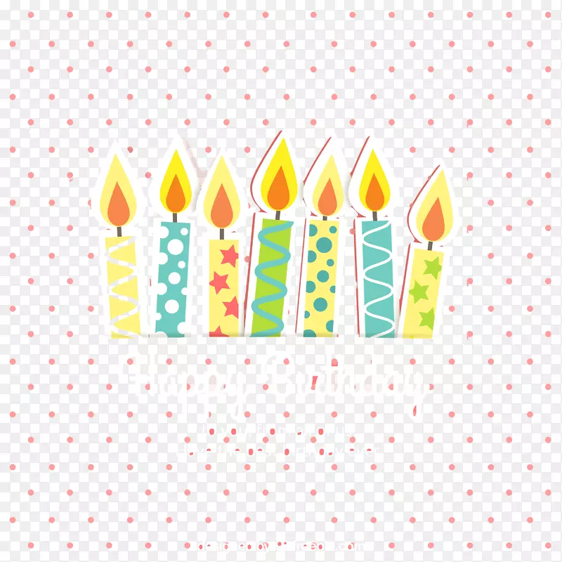 生日蛋糕蜡烛-卡通生日蜡烛背景