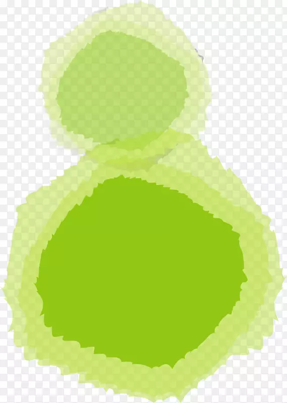 绿色圆圈图案-创意绿色涂鸦