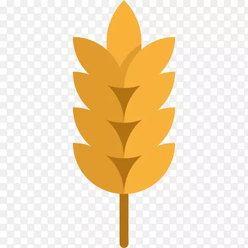 小麦可伸缩图形图标-金色大米