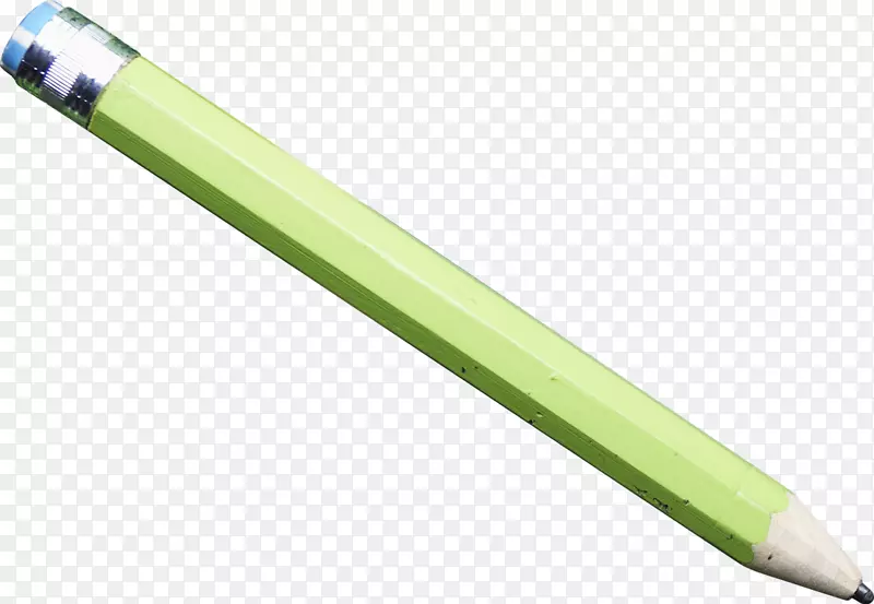 圆珠笔绿色角绿色铅笔