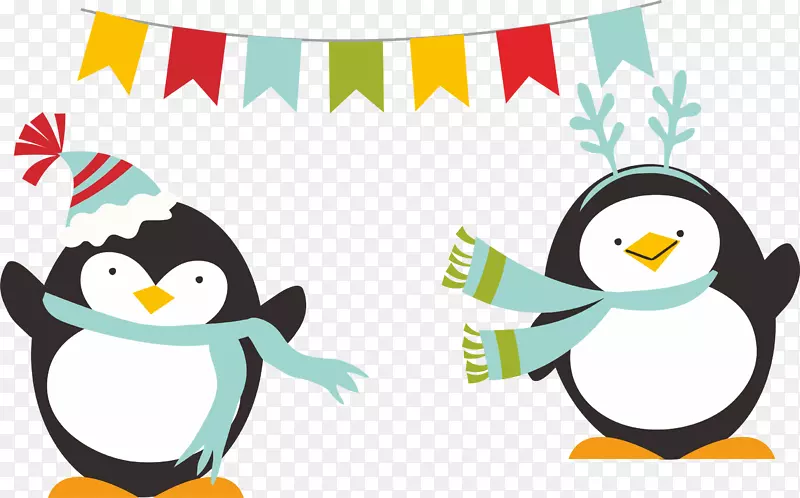 企鹅免费内容剪辑艺术-创意可爱企鹅