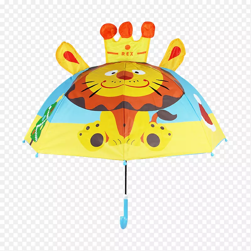 雨伞幼童卡通儿童伞狮冠