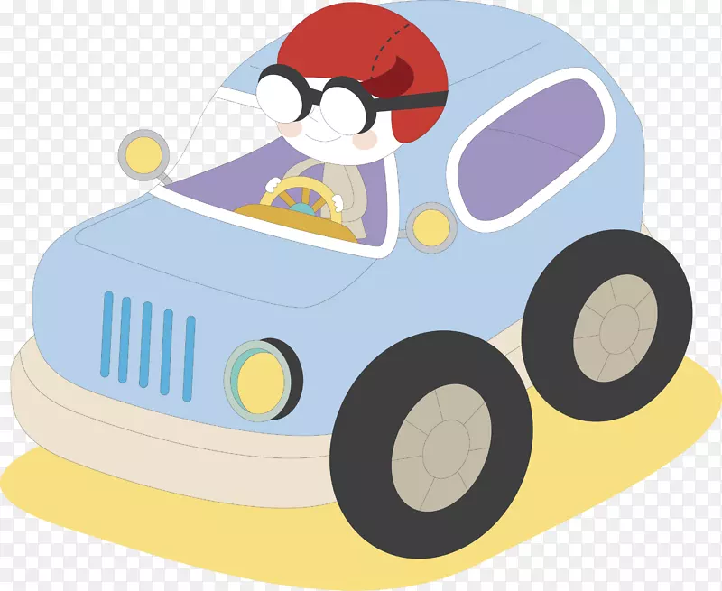 汽车绘图动画-儿童驾驶