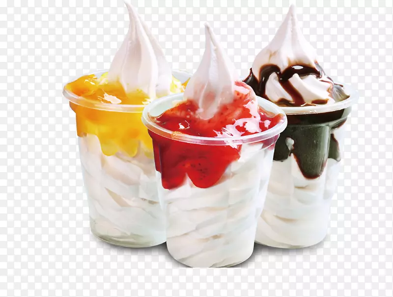 冰淇淋筒圣代巧克力冰淇淋冷冻酸奶冰淇淋
