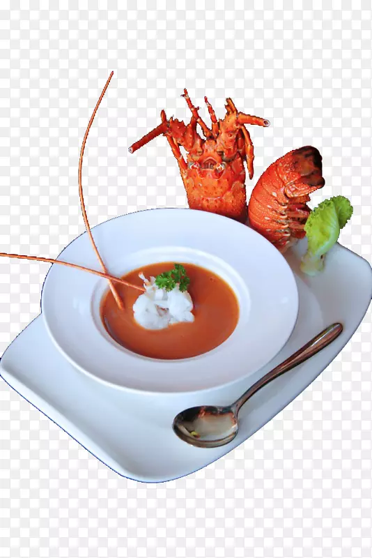 龙虾炖海鲜菜汤-美味的龙虾汤