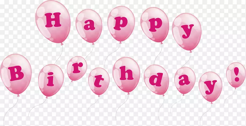 生日蛋糕气球祝你生日快乐生日气球