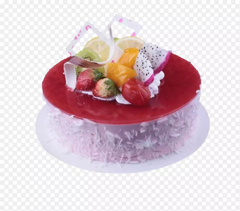 烤水果蛋糕，甜蛋糕，草莓蛋糕，甜蛋糕