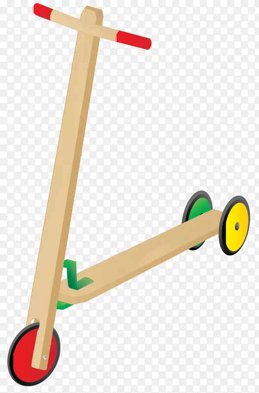 玩具踢滑板车儿童图标-滑板车木