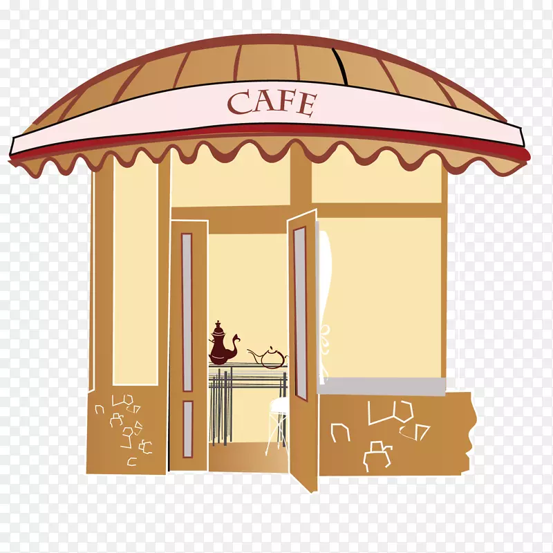 巴黎插图-精品咖啡店
