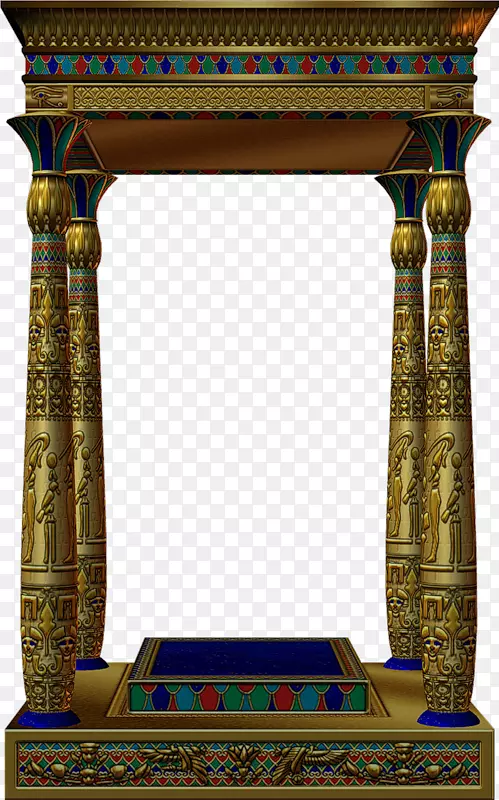 古埃及剪贴画-埃及风格的小亭子