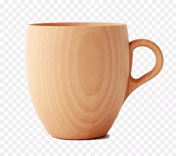 咖啡杯木陶瓷杯免费饮杯创意席