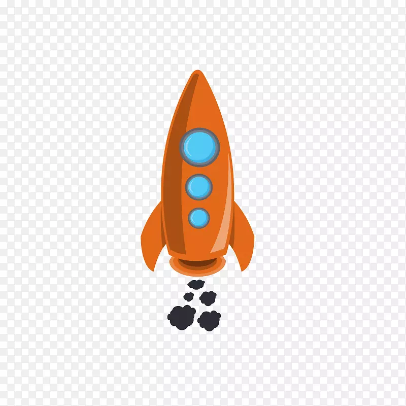 火箭图像文件格式-橙色火箭