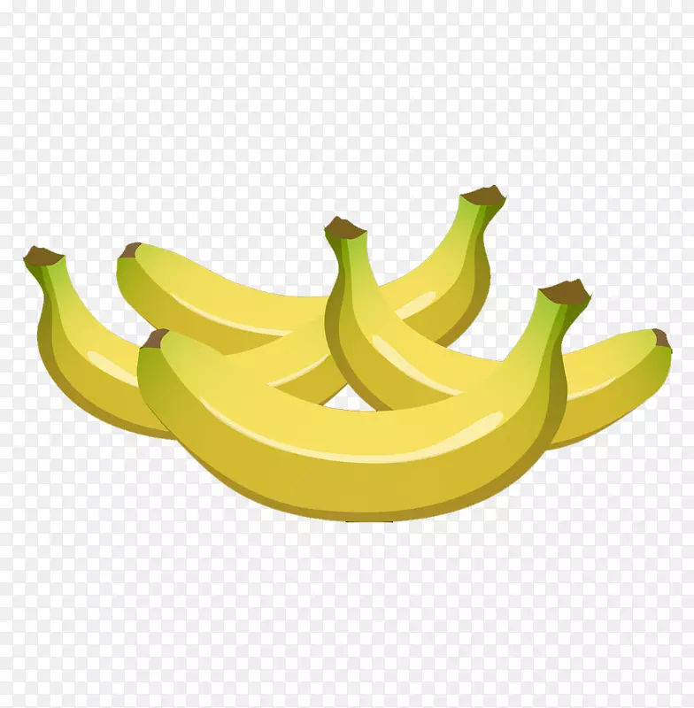 香蕉-卡通水果香蕉必须添加日常维生素。