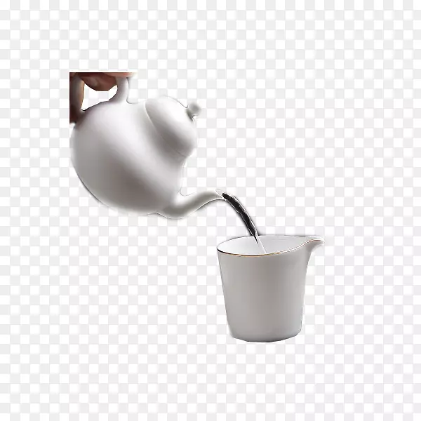 茶壶咖啡杯陶瓷壶景德镇手工陶瓷茶壶梨形茶壶