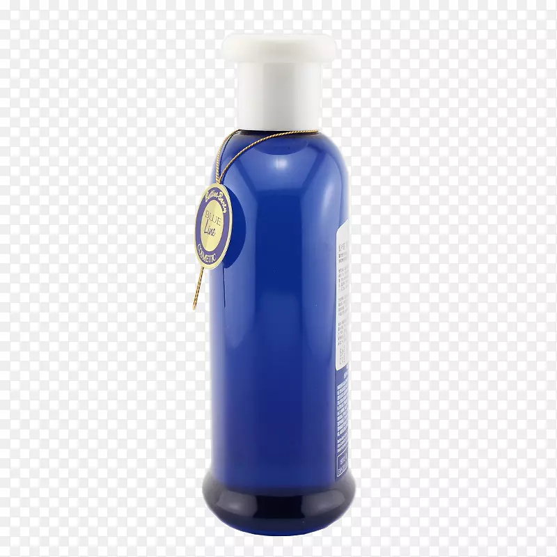 水瓶钴蓝玻璃瓶塑料瓶液体蓝色进口洗发水