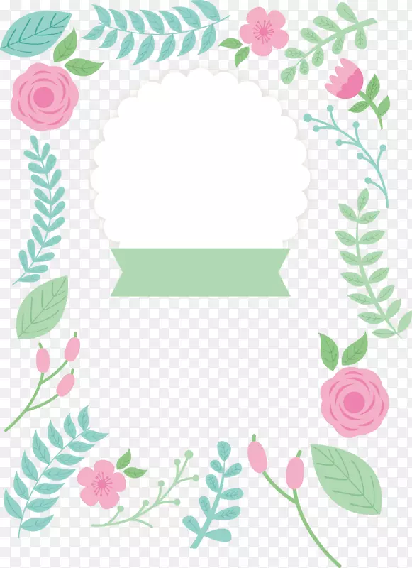 花卉设计画框玫瑰盒