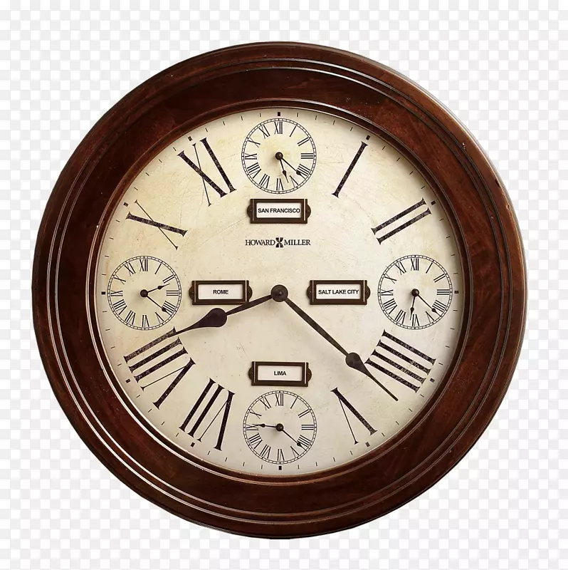 霍华德米勒钟公司闹钟长箱钟世界时钟-简单复古闹钟