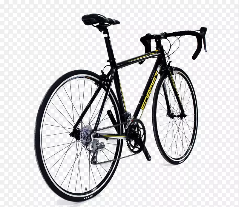 自行车踏板自行车车架自行车车轮岛野乌龙加黑色自行车道路车辆