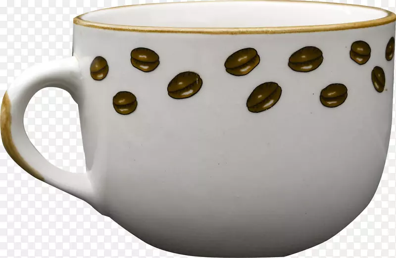咖啡杯陶瓷-美丽的白咖啡杯
