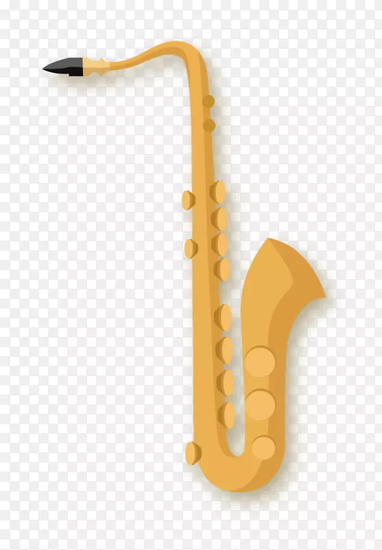 黄色字体-精巧乐器萨克斯管