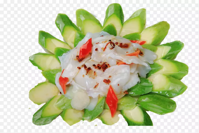 菜乡村旅游食品明胶甜点-海鲜角瓜