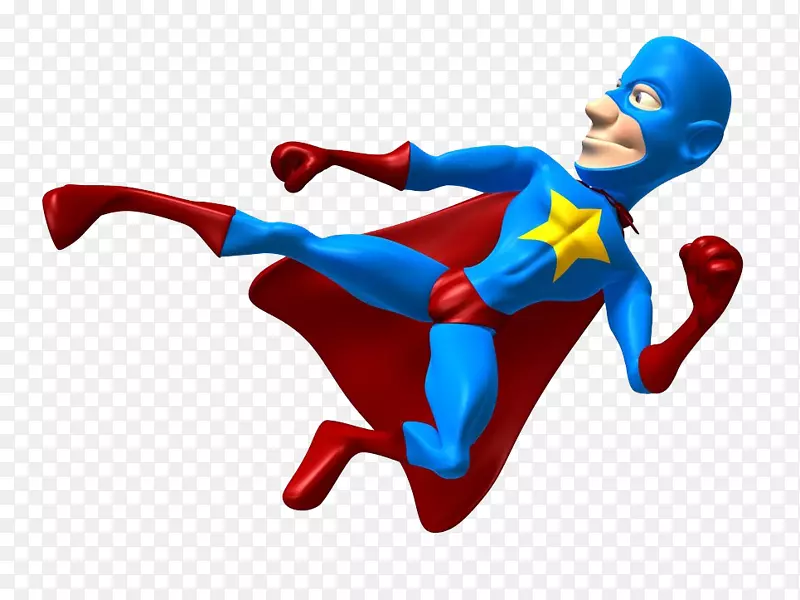 超人超级英雄免费剪贴画超人踢杂技