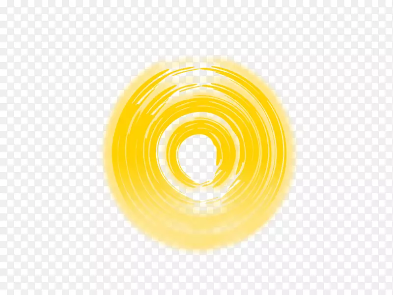 黄色圆圈字体-黄色晕轮