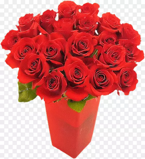 花束花园玫瑰国际妇女节-红色花束