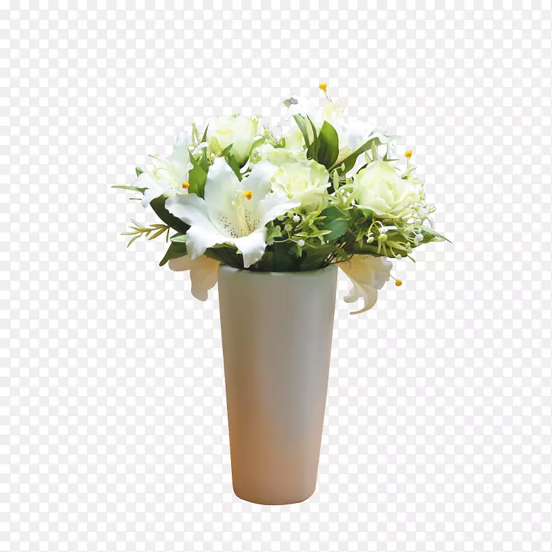 花卉设计花瓶花束百合